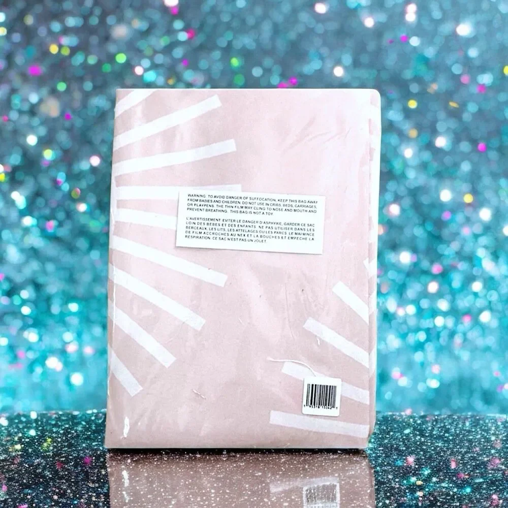 SOCIETY6 Sun Pattern, Pink Shower Curtain New With Tags RV $69.99